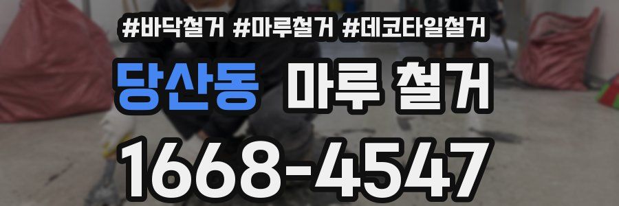 당산동 마루 철거
