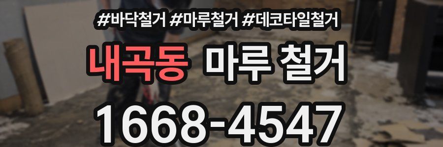 내곡동 마루 철거