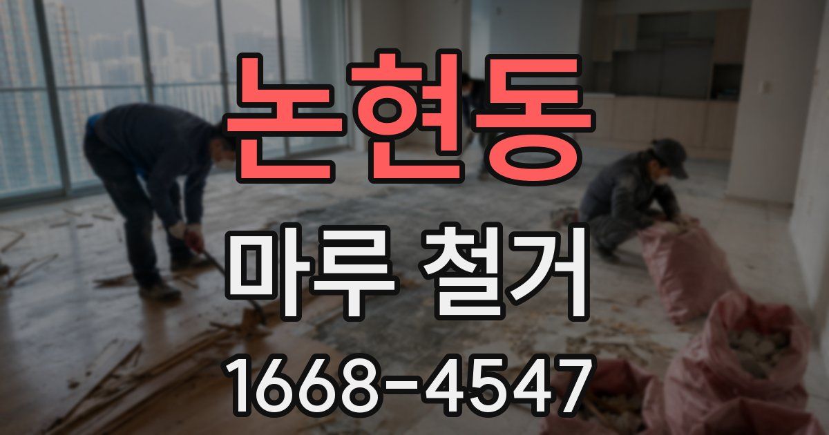 논현동 마루 철거