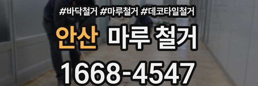 안산 마루 철거