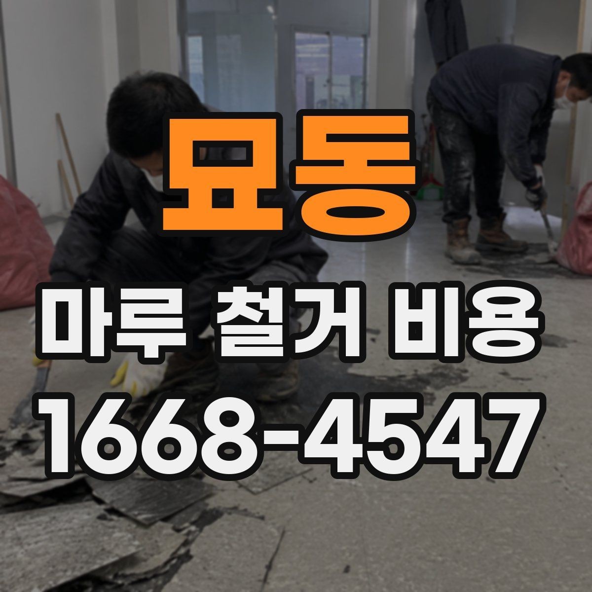 묘동 마루 철거 비용 확인 시 보험과 책임 범위
