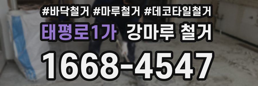 태평로1가 강마루 철거