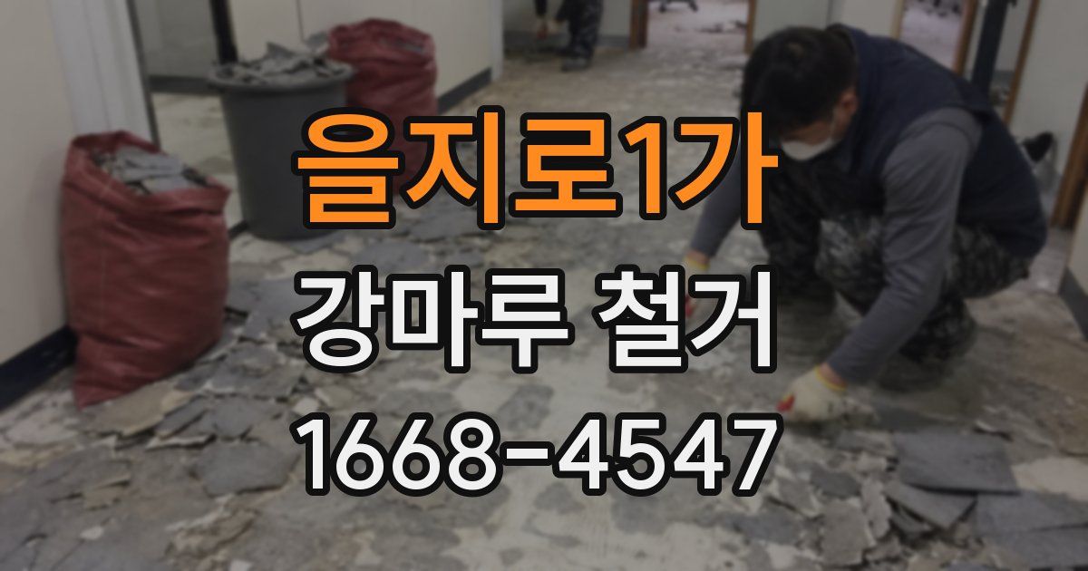 을지로1가 강마루 철거