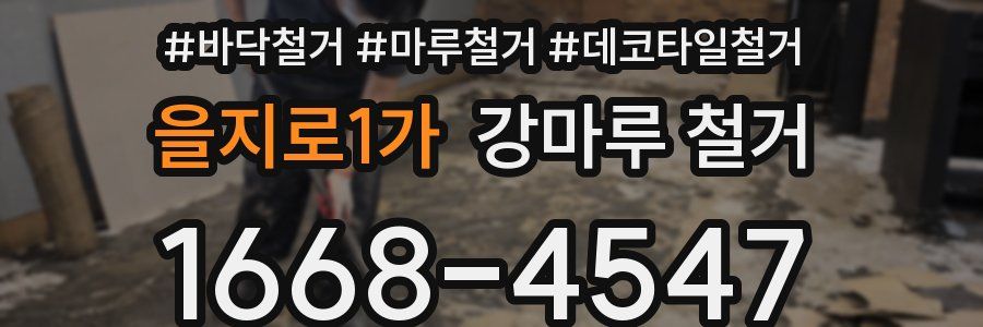 을지로1가 강마루 철거