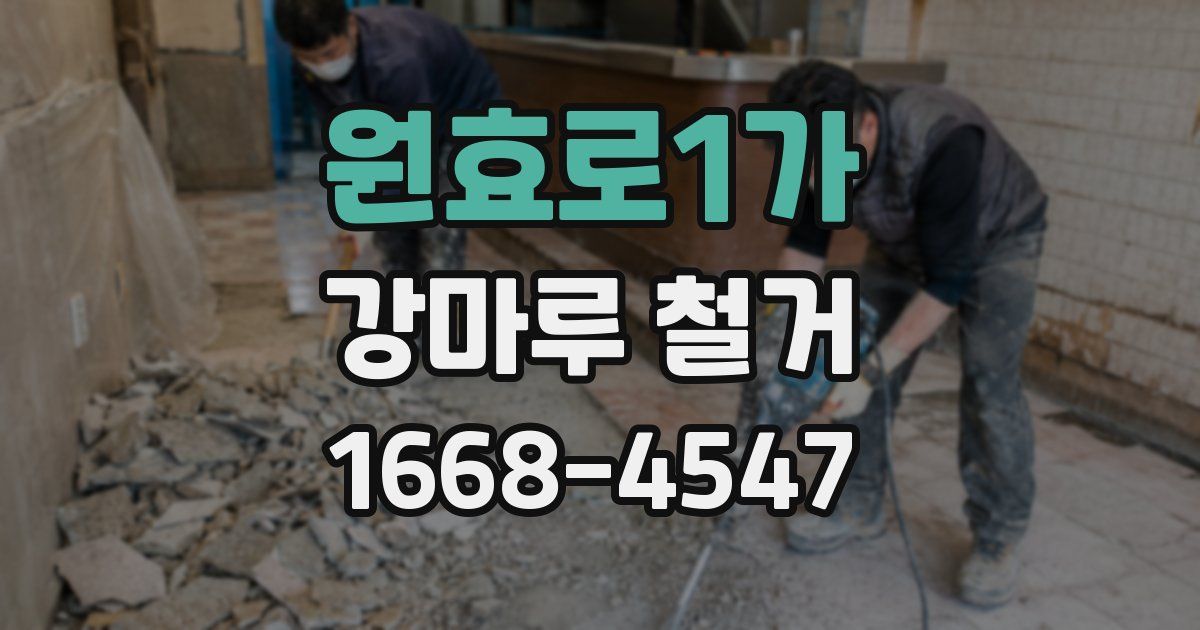 원효로1가 강마루 철거