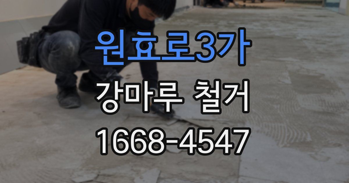 원효로3가 강마루 철거