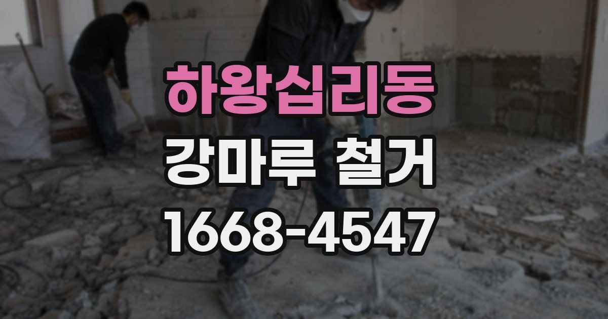 하왕십리동 강마루 철거