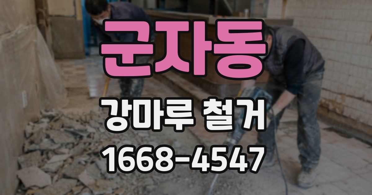 군자동 강마루 철거