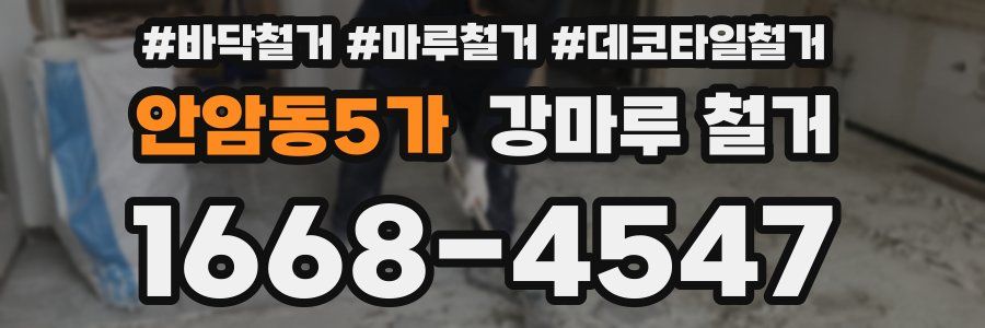 안암동5가 강마루 철거