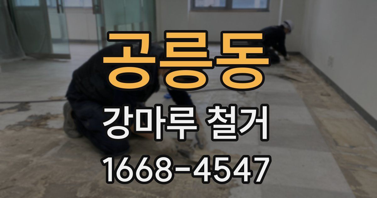 공릉동 강마루 철거