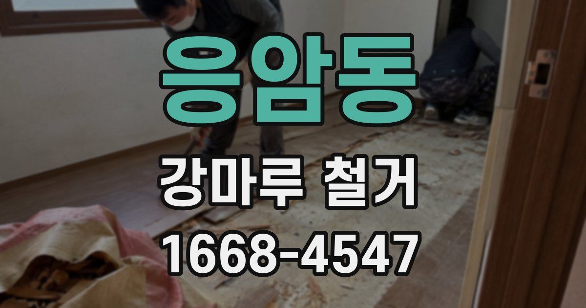 응암동 강마루 철거