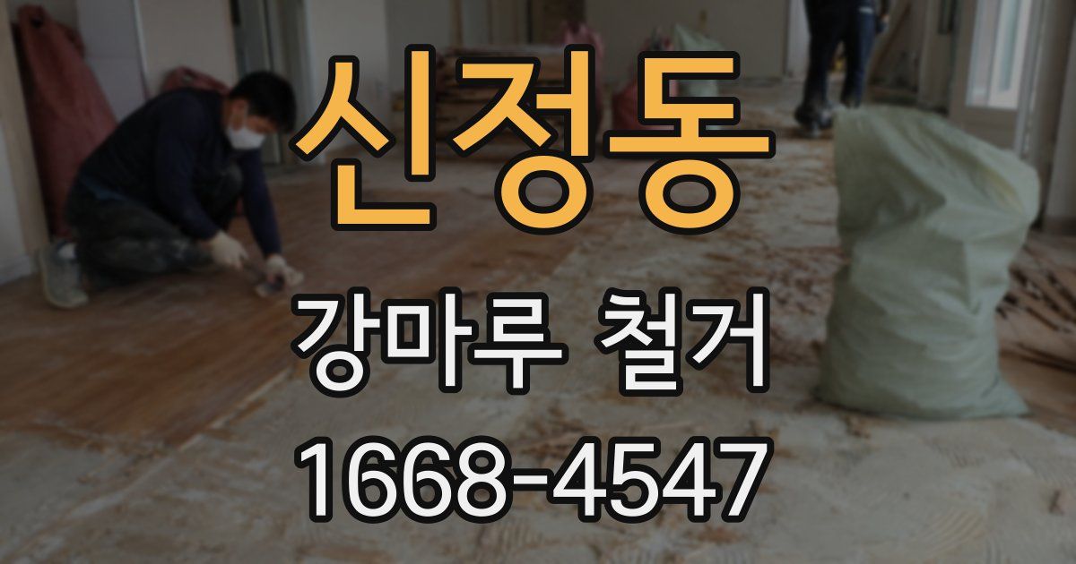 신정동 강마루 철거
