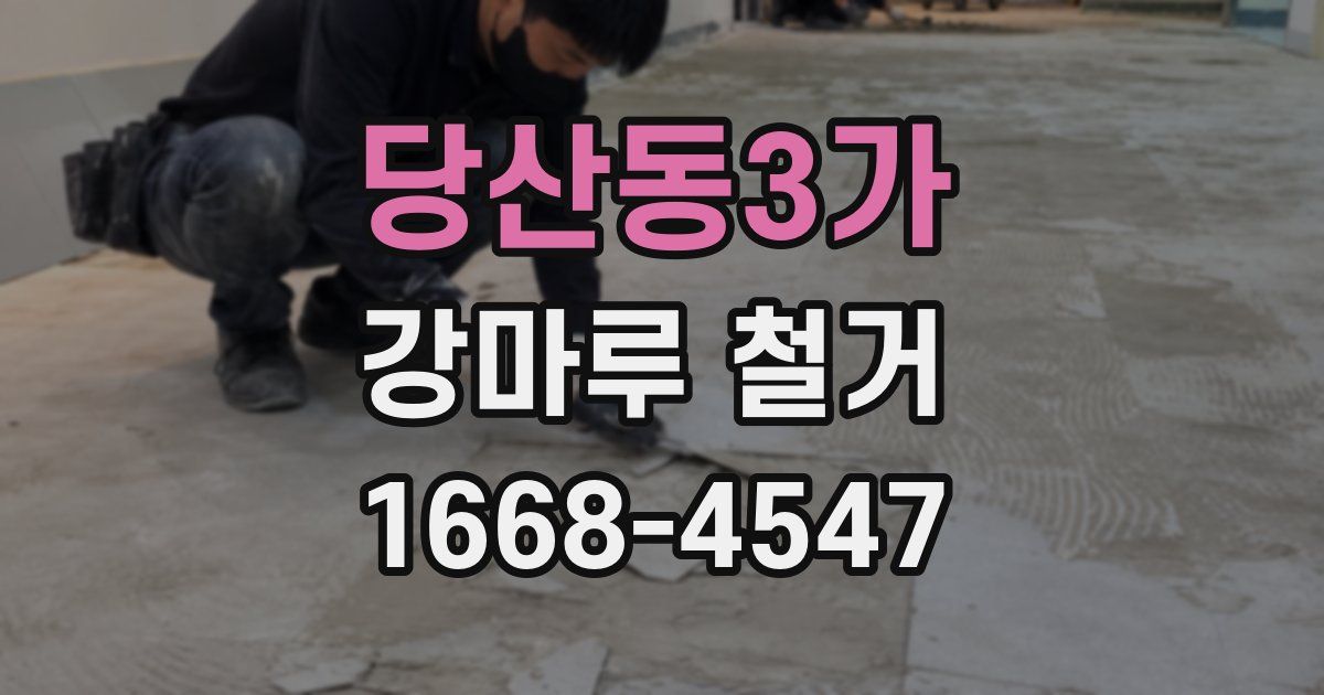 당산동3가 강마루 철거