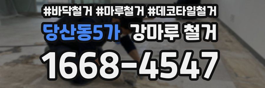 당산동5가 강마루 철거