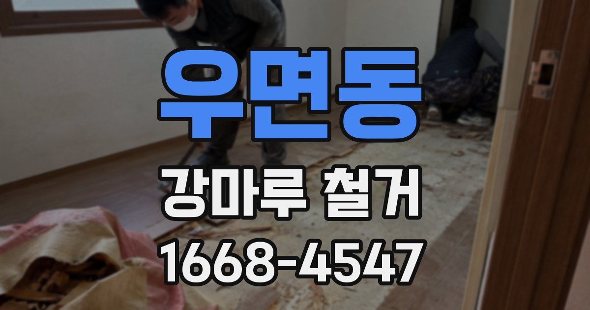 우면동 강마루 철거