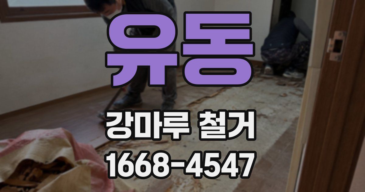 유동 강마루 철거