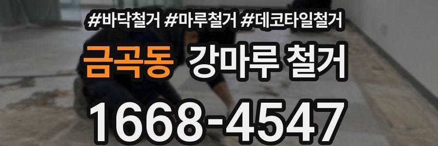 금곡동 강마루 철거