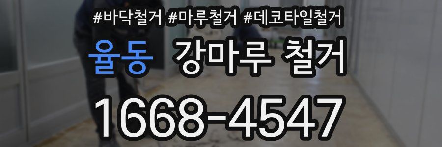 율동 강마루 철거