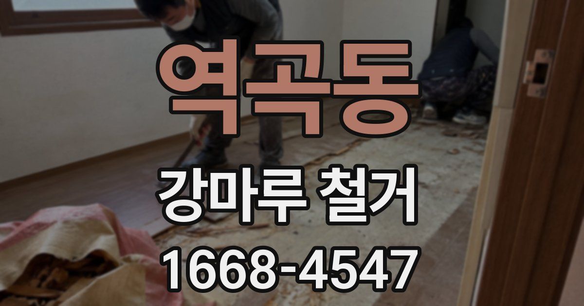 역곡동 강마루 철거