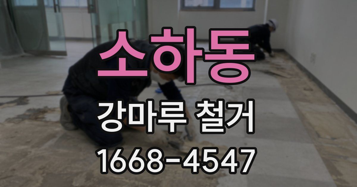 소하동 강마루 철거