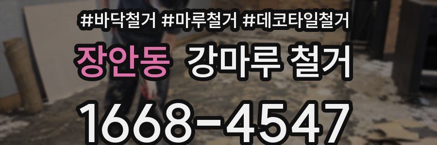 장안동 강마루 철거