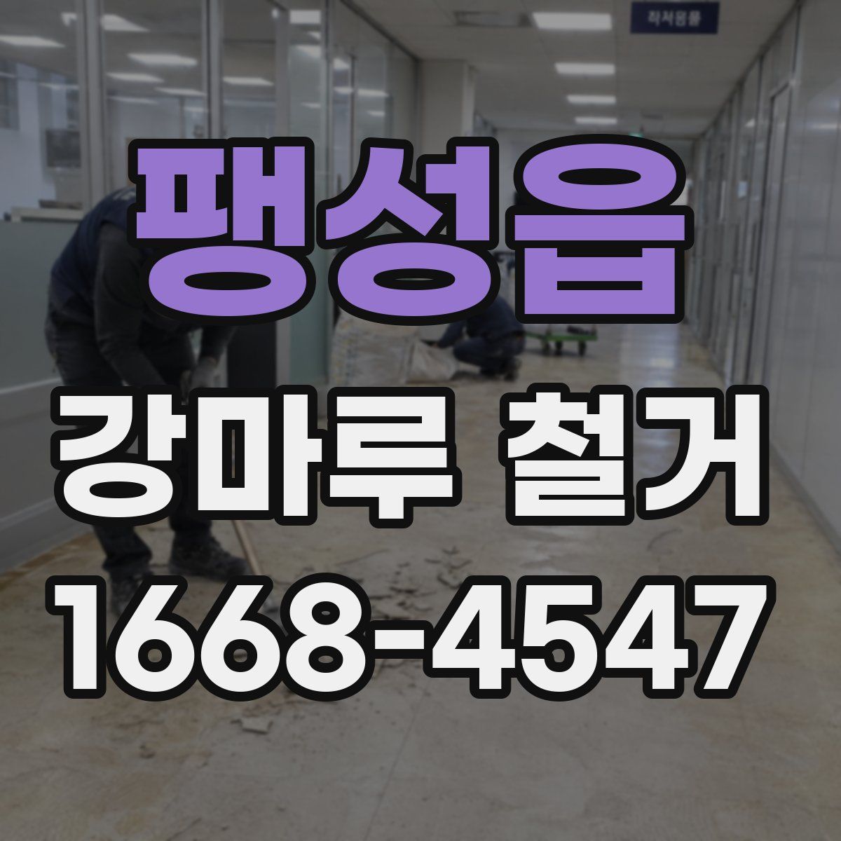 팽성읍 강마루 철거