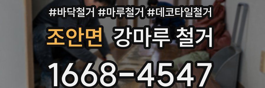 조안면 강마루 철거