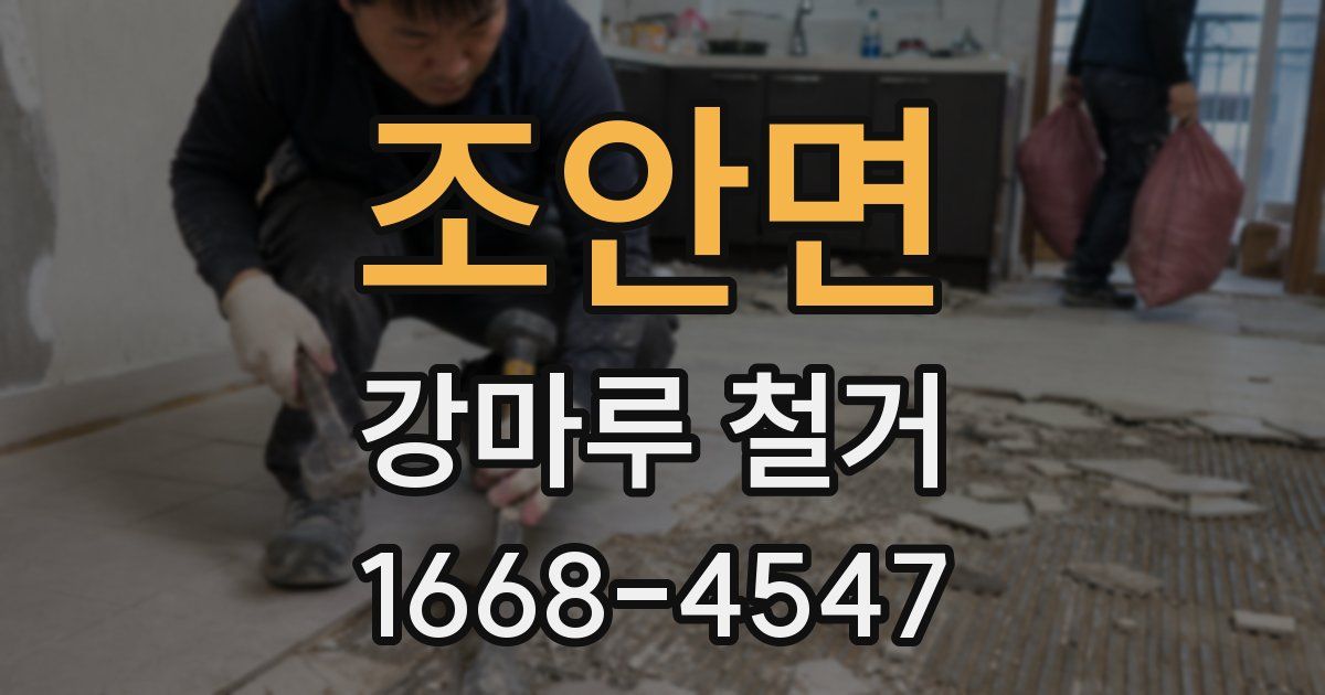조안면 강마루 철거