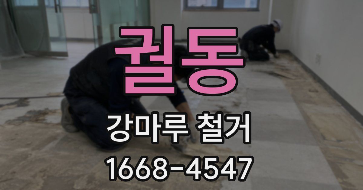 궐동 강마루 철거