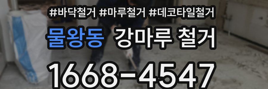 물왕동 강마루 철거