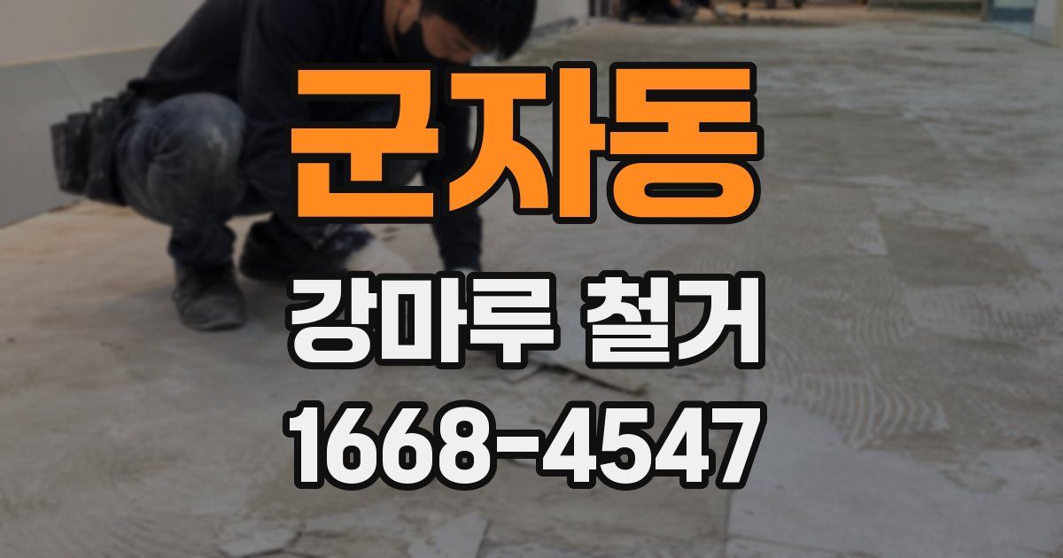 군자동 강마루 철거