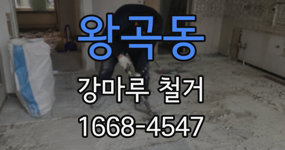 왕곡동 강마루 철거
