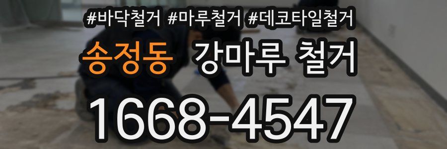 송정동 강마루 철거