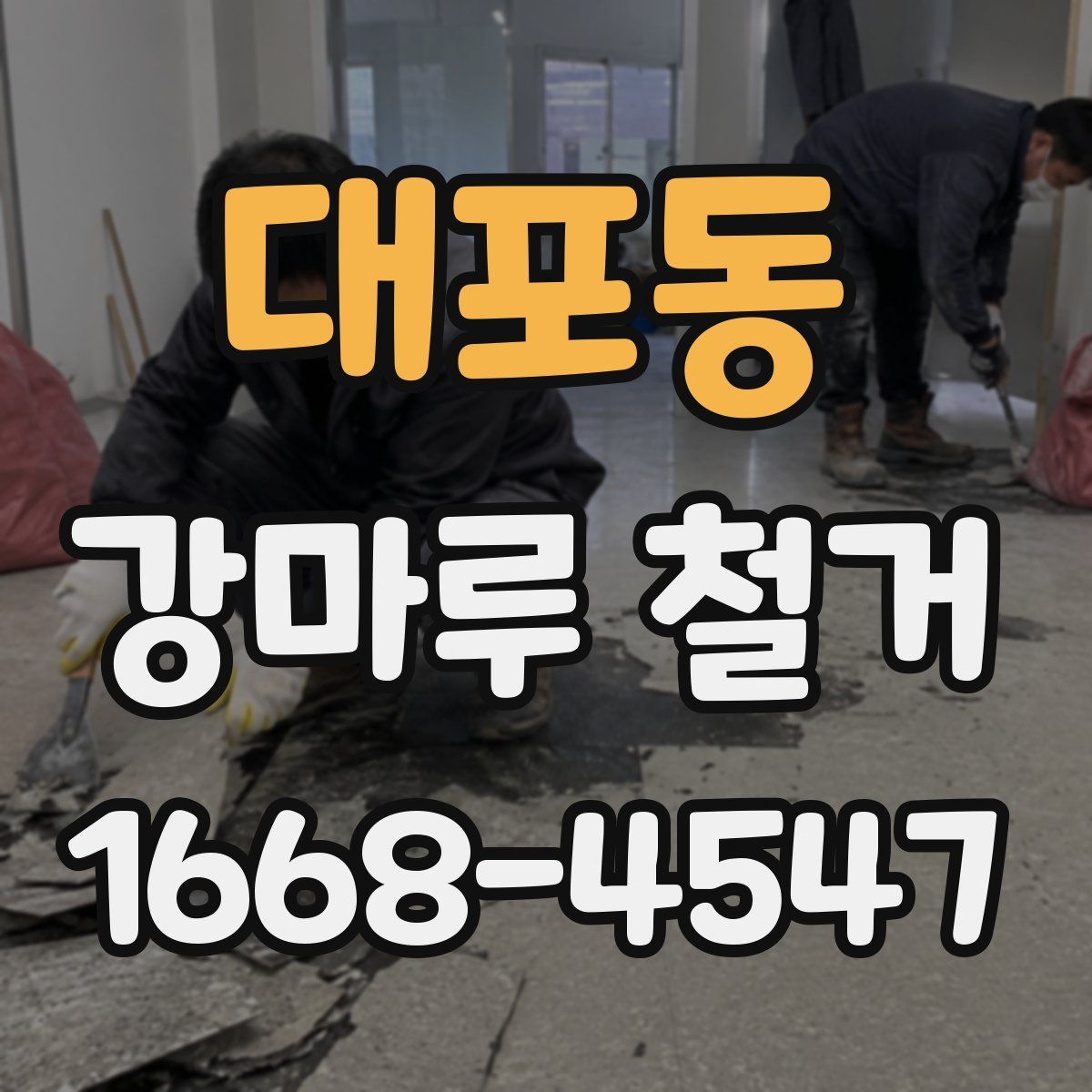 대포동 강마루 철거