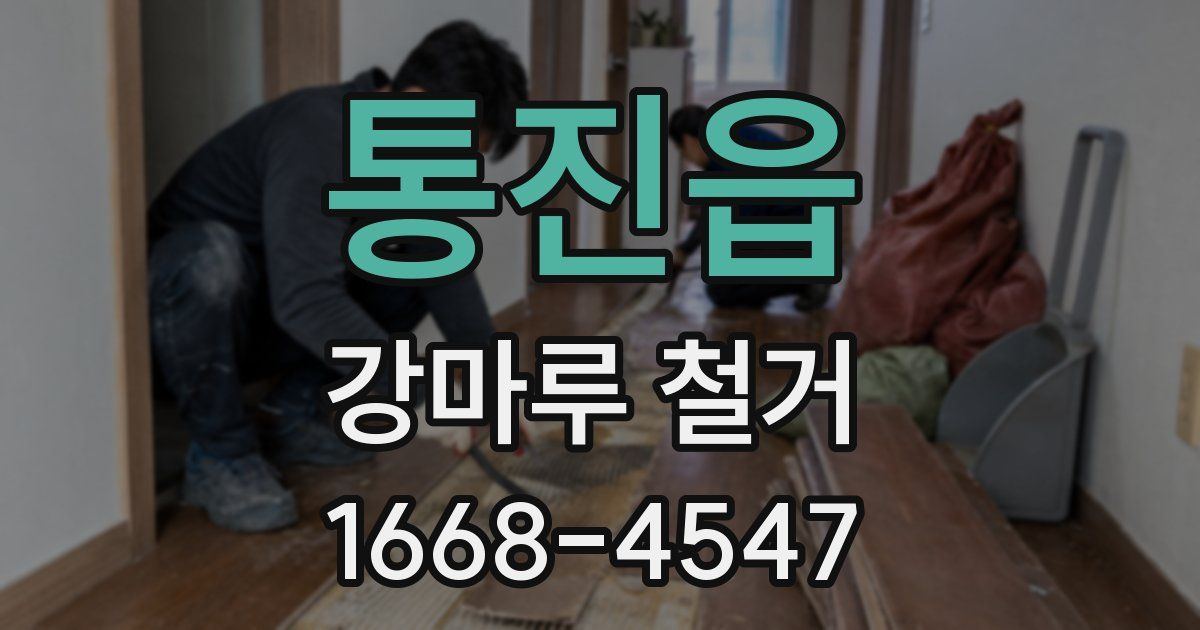 통진읍 강마루 철거