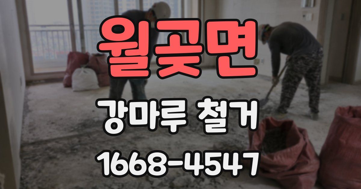 월곶면 강마루 철거