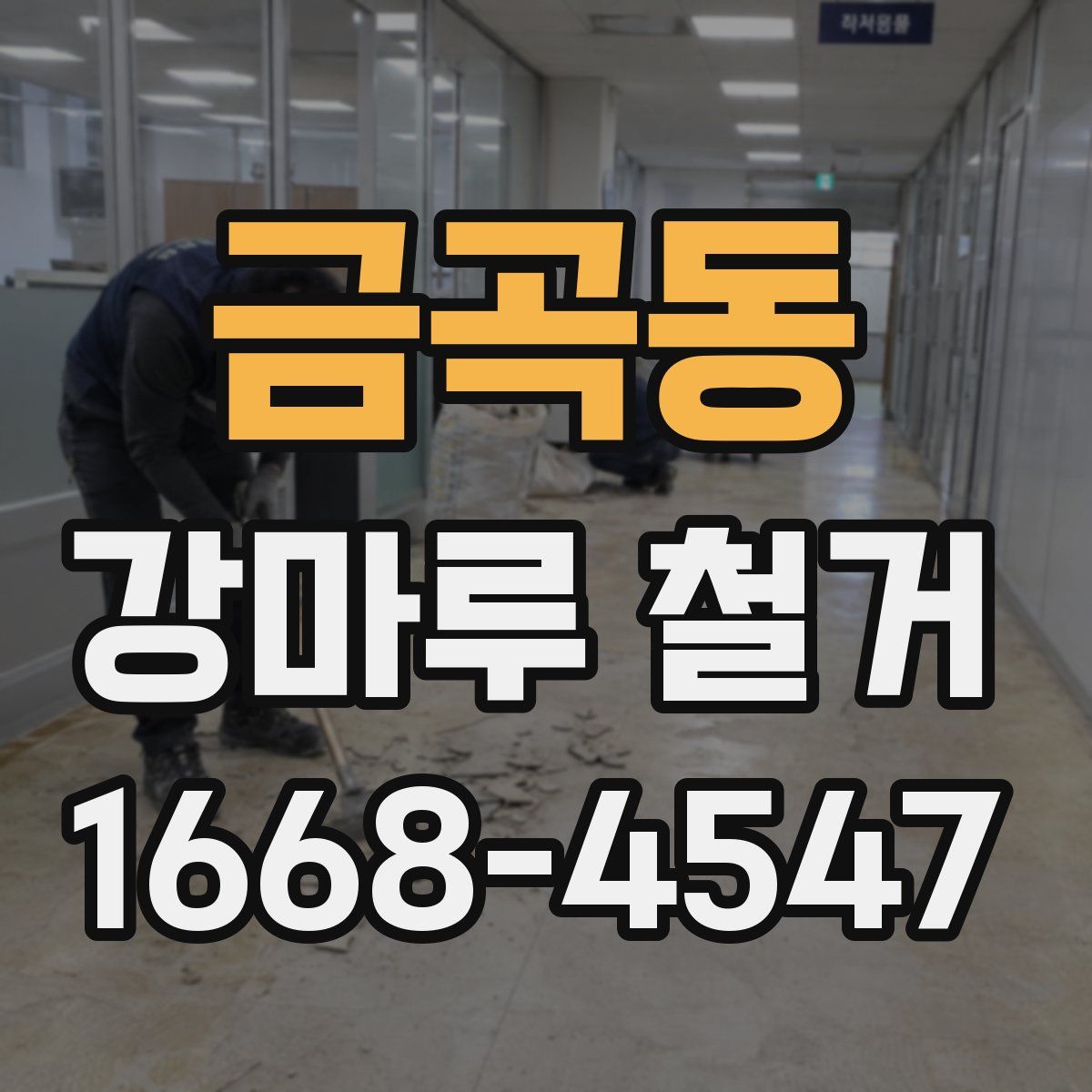 금곡동 강마루 철거