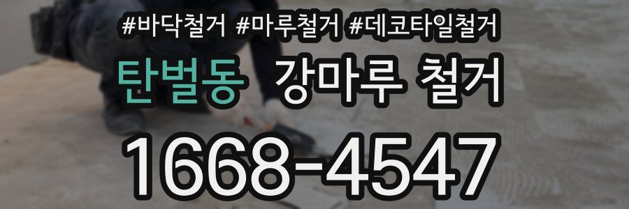 탄벌동 강마루 철거