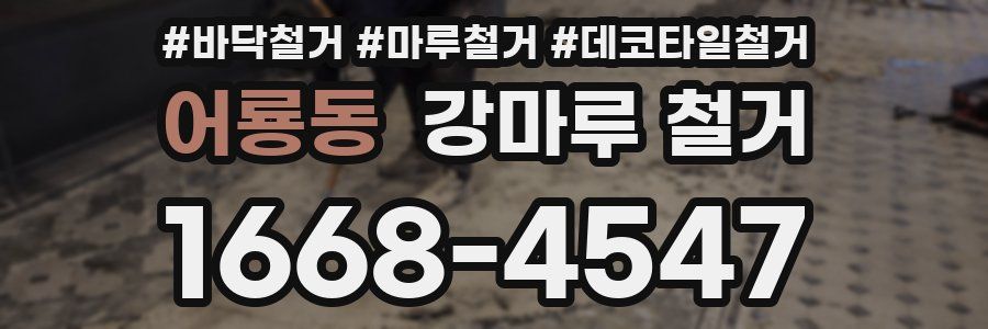 어룡동 강마루 철거