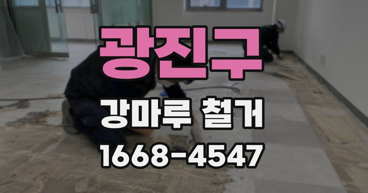 광진구 강마루 철거