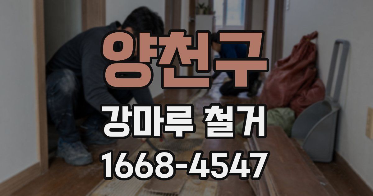 양천구 강마루 철거