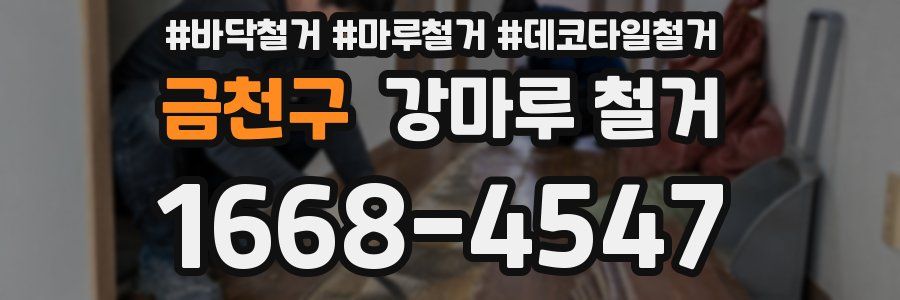 금천구 강마루 철거