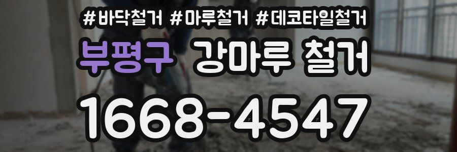 부평구 강마루 철거