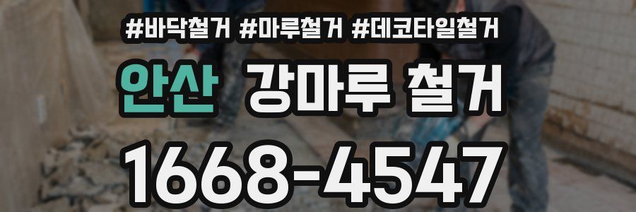 안산 강마루 철거
