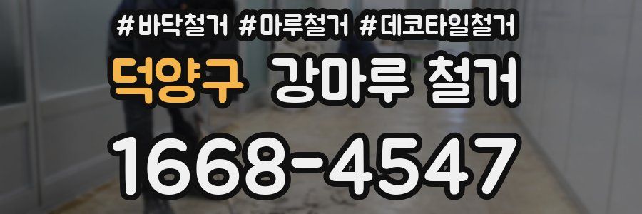 덕양구 강마루 철거