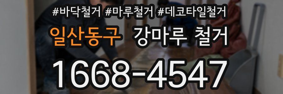 일산동구 강마루 철거