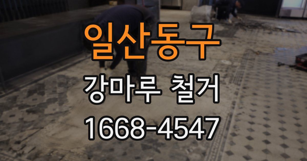 일산동구 강마루 철거