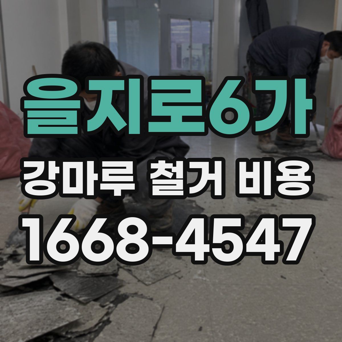 을지로6가 강마루 철거 비용