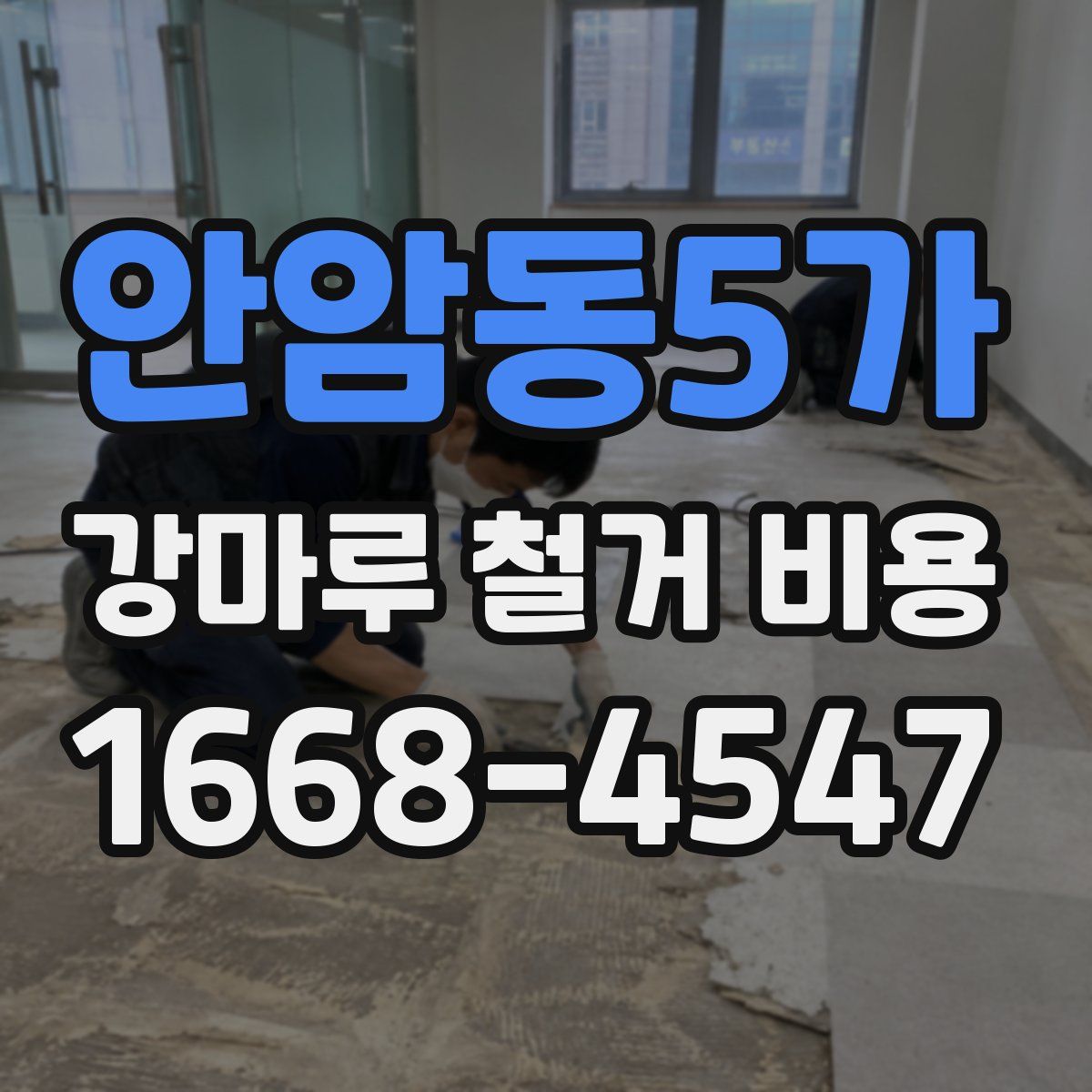안암동5가 강마루 철거 비용