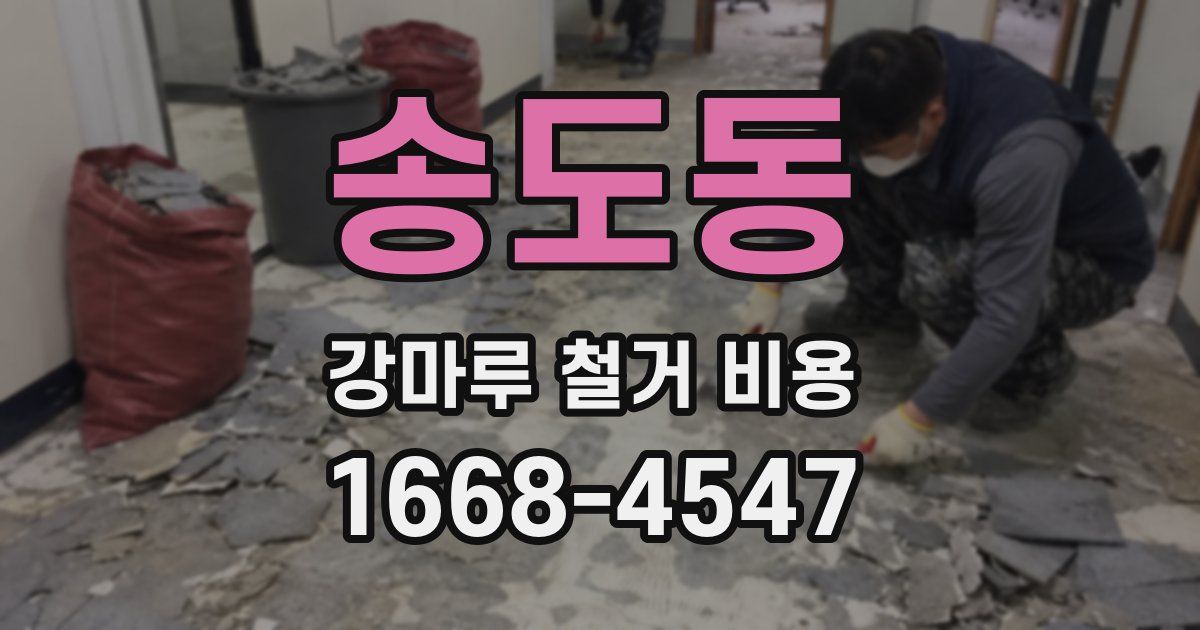 송도동 강마루 철거 비용